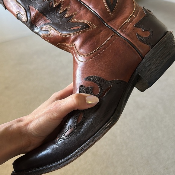 Stetson Men’s Cowboy Boots size 8 1/2 - Picture 8 of 9